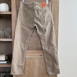 Levi's Classic Taupe 505 Regular Straight Jeans